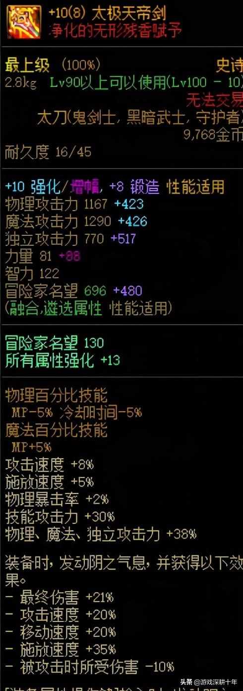 dnf独立攻击力是什么意思（dnf红眼3000独立攻击力都没？看看这些独立提升方法有没有遗漏）-第2张图片-拓城游