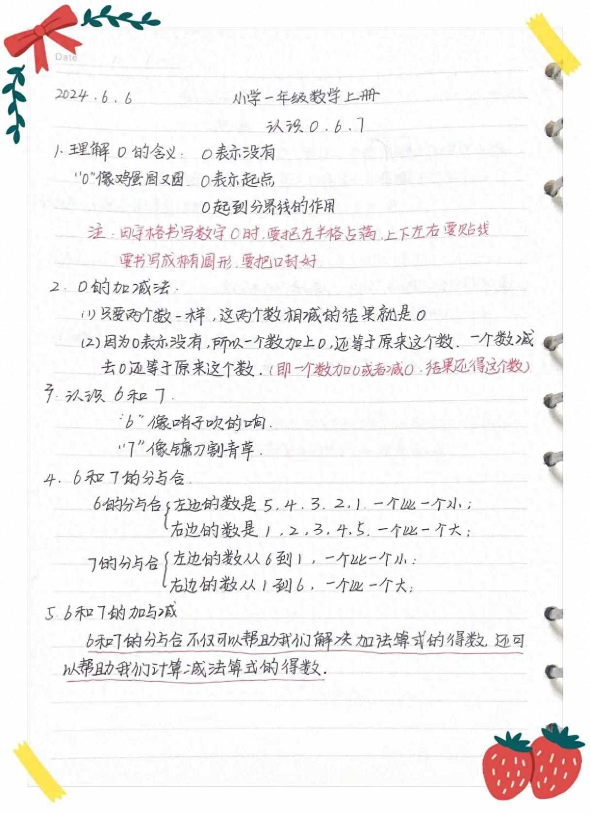 用7.0.6三个数字组成最大三位数和最小三位数的和是多少（90后宝妈下班后学习小学数学第10天，认识数字“0、6、7”）-第2张图片-拓城游