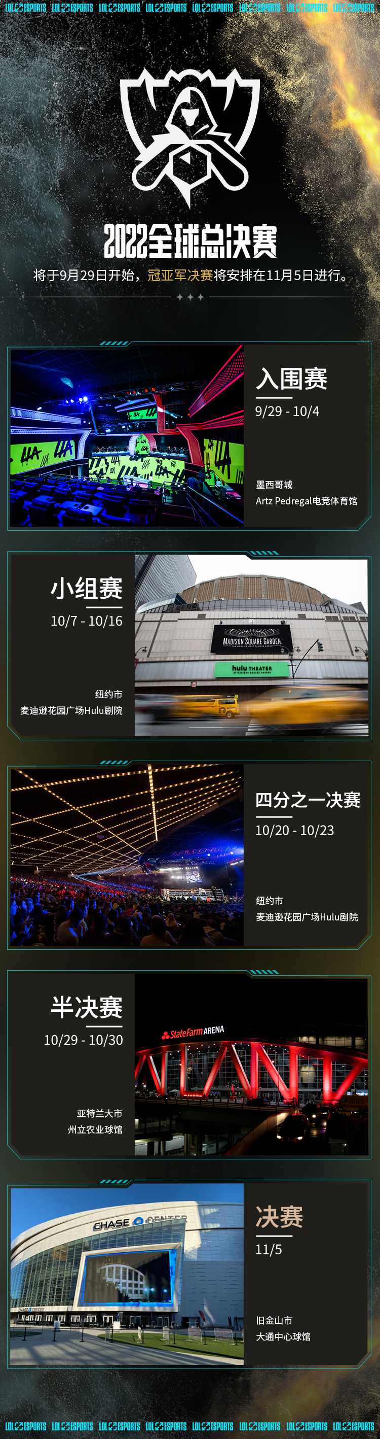 s12全球总决赛赛程表（LOL：S12世界赛正式公布举办日期，9月29日开赛，11月5日举行决赛）-第2张图片-拓城游