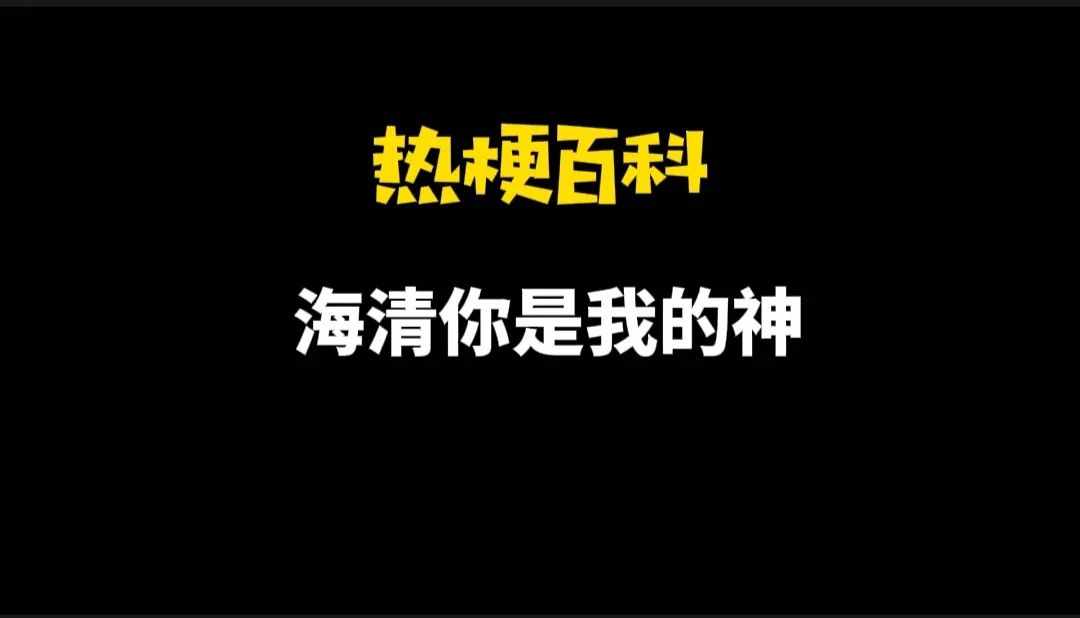 海清你是我的神是什么梗-你是我的神梗的意思介绍（「热梗百科」“海清你是我的神”是什么梗？）-第2张图片-拓城游