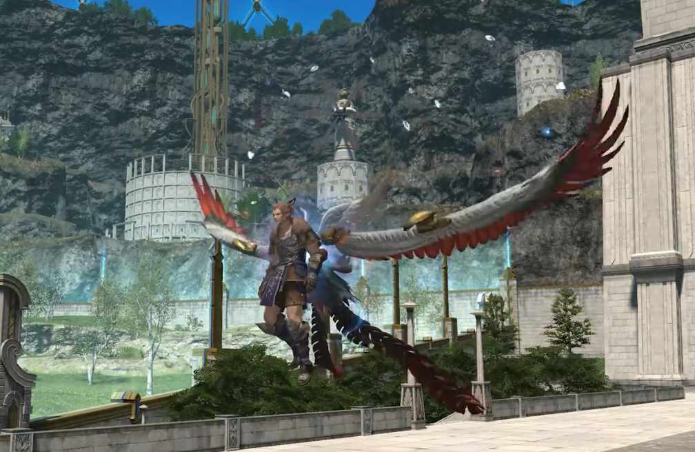 魔兽世界飞行坐骑获取方法（看！是真的飞行坐骑！FF14新版本，我们光呆终于不用夹着坐骑飞了）-第2张图片-拓城游