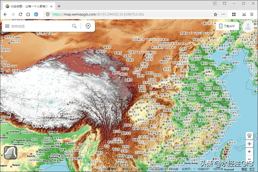 卫星地图怎么查找（68个卫星电子地形大字体历史地图高清图源大全）-第12张图片-拓城游