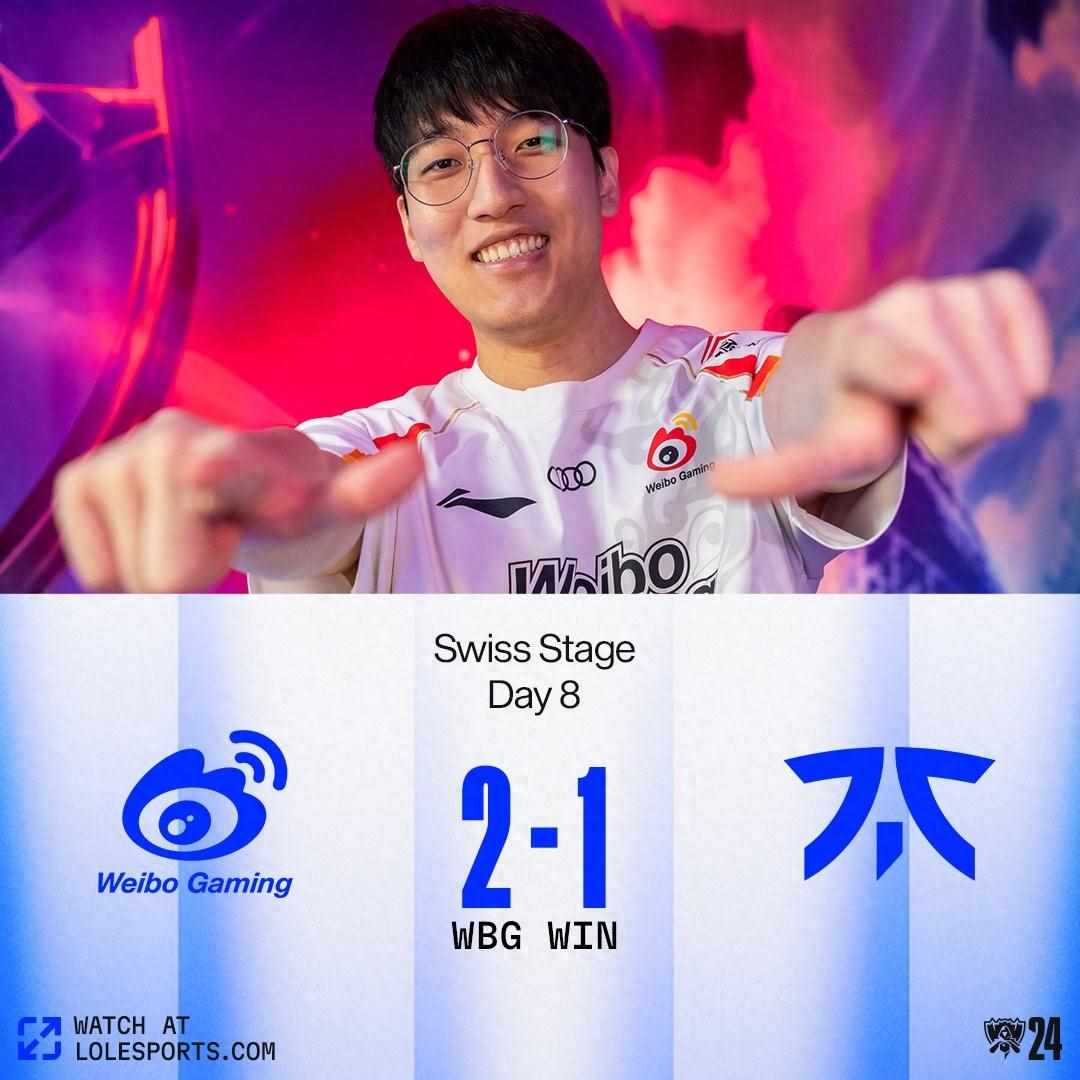 fnc是什么意思（LOL-S14：Light EZ灵动飘逸四杀收尾，WBG 2-1淘汰FNC晋级下一轮）-第2张图片-拓城游