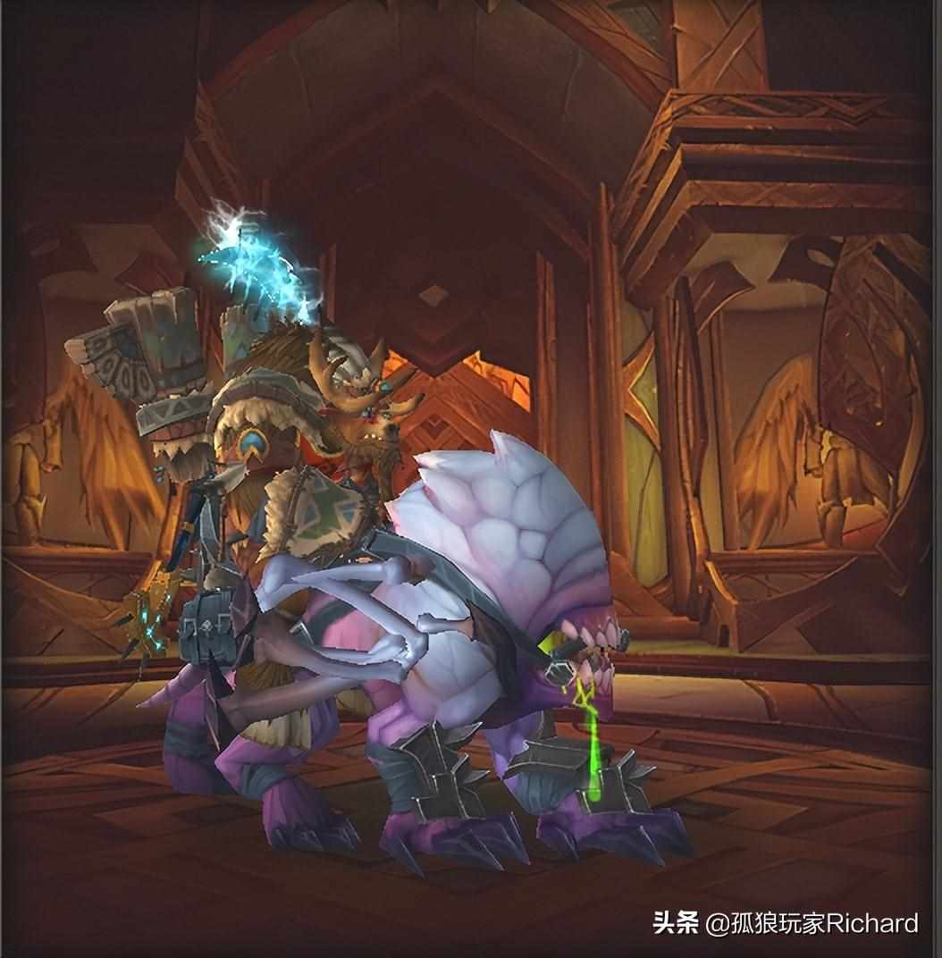 wow魔兽世界,从奥格如何去刃拳海湾?（魔兽世界9.2，怎么去阿古斯的燃烧王座以及泰沙拉克双手剑幻化）-第30张图片-拓城游