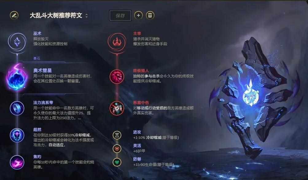 《LOL》无限火力大树怎么出装加点？（简单粗暴效果好，大乱斗面具流大树玩法分享）-第4张图片-拓城游