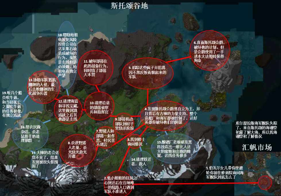 魔兽世界斯坦索姆在地图哪？要图，谢谢，还有杂过走（《魔兽世界》8.0 联盟升级攻略及各地图任务剧情）-第9张图片-拓城游